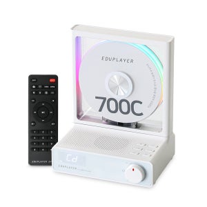 [Npay 1만원 후기 이벤트] 에듀플레이어 EA700C 투명 CD플레이어 블루투스 CD리핑 무드등 USB MicroSD 무선