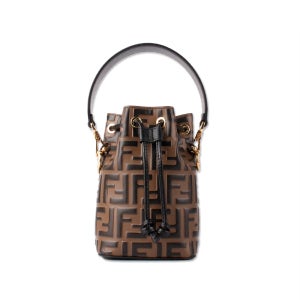 펜디 몬트레조 가죽 여성 버킷백 브라운 8BS010 A659 F13VK 명품가방 와이프선물