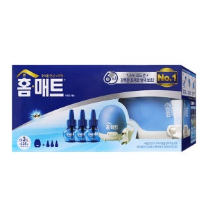 홈키파 홈매트 리퀴드 에스 코드형 훈증기+리필 3개입