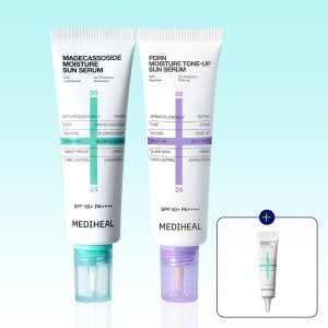 [1+1] 메디힐 수분 선세럼 마데카소사이드+피디알엔 톤업 (SPF 50+) 50ml