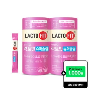 종근당건강 락토핏 슈퍼슬림 다이어트 유산균 30포, 2개