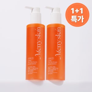 [1+1] 메리스킨 오일투폼 클렌저 수부지 PDRN 귤피 엑소좀 BHA 화산송이 200ml
