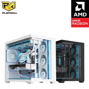 AMD - 09 라이젠7 9800x3D RX 9070 XT 32GB - 다크플래쉬 DPF70 파노라마 뷰