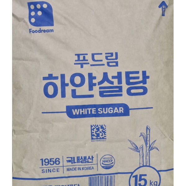 대한제당 푸드림 하얀설탕 정백당 15kg