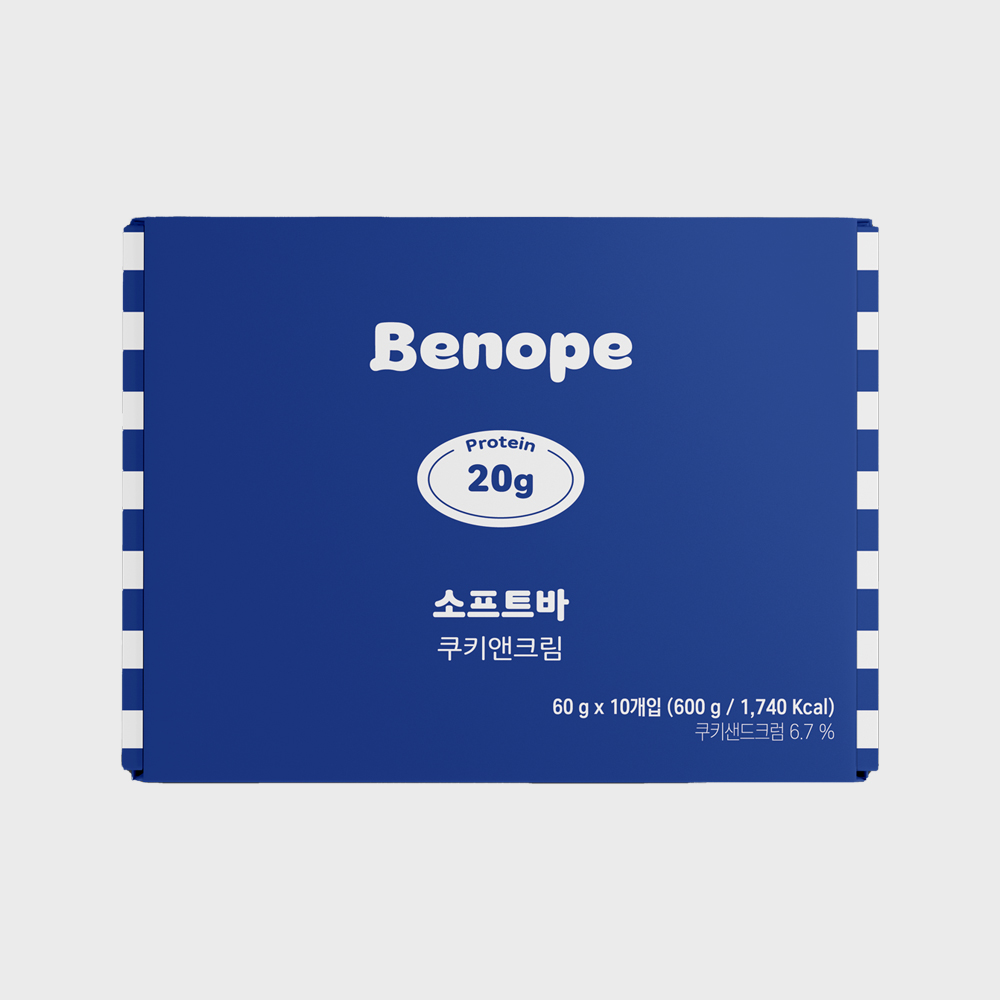 베노프 단백질바 쿠키앤크림