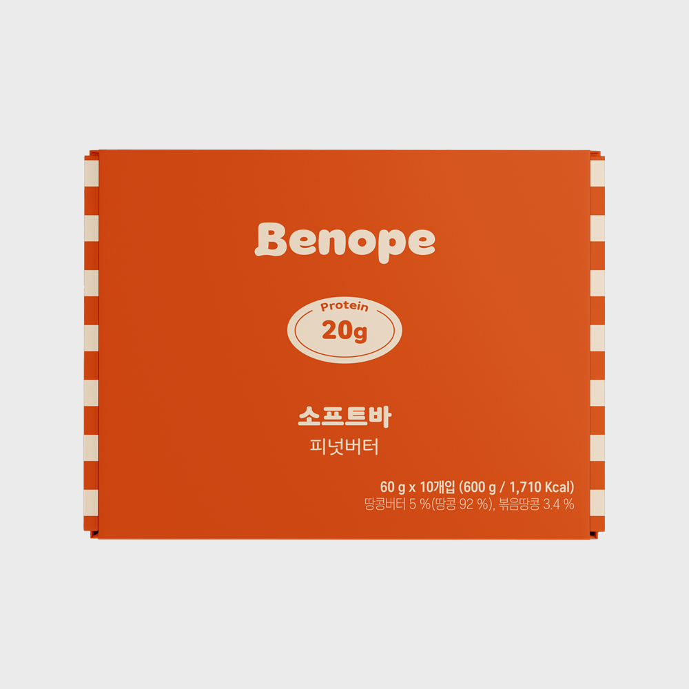 베노프 단백질바 피넛버터