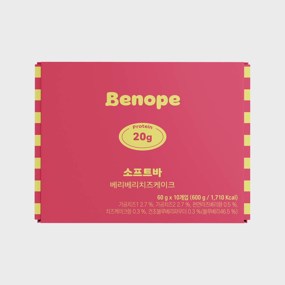 베노프 단백질바 베리베리치즈케이크