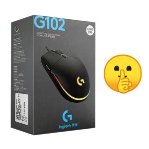 [무소음 버전] 로지텍 G102 2세대 무소음 게이밍 유선 마우스