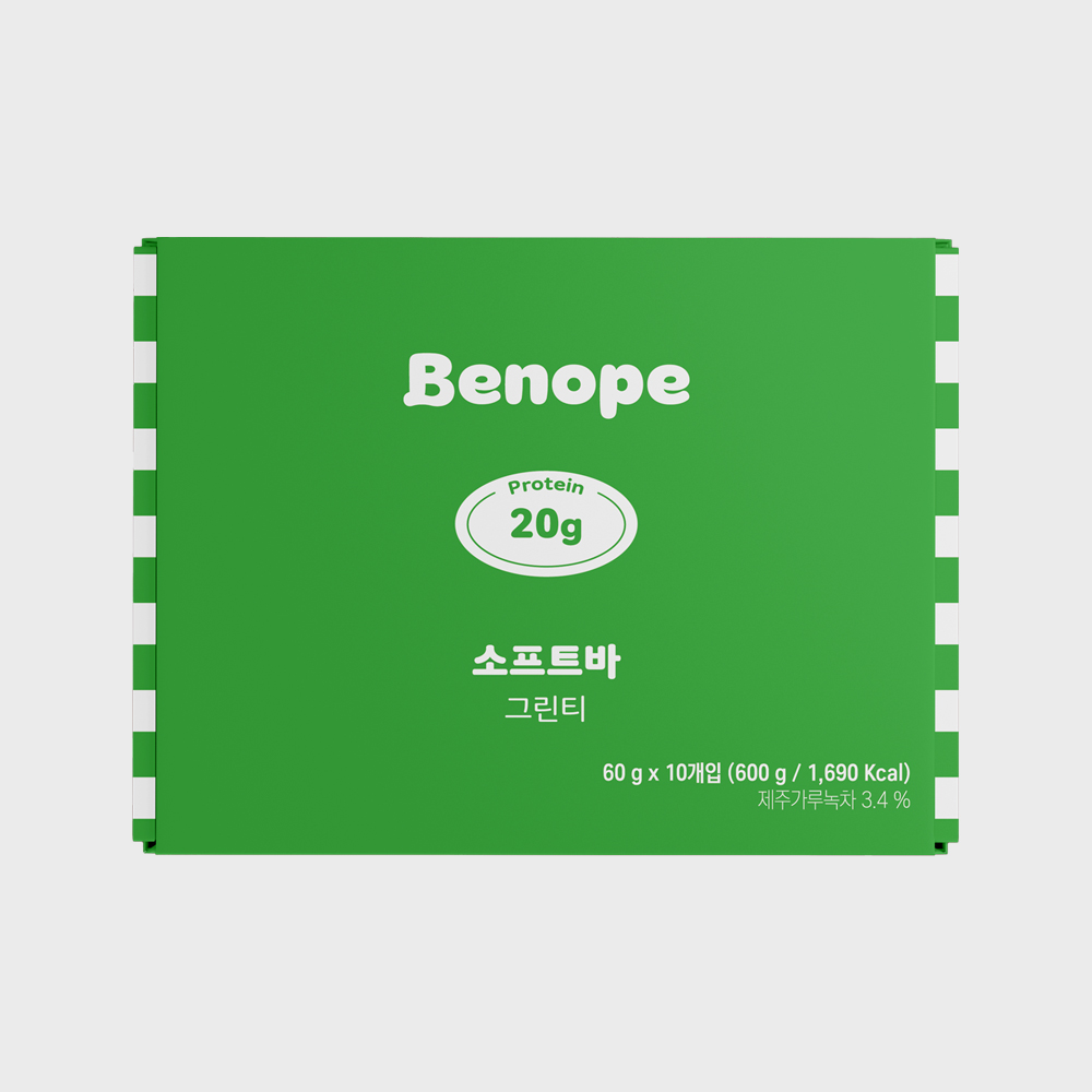 베노프 단백질바 그린티