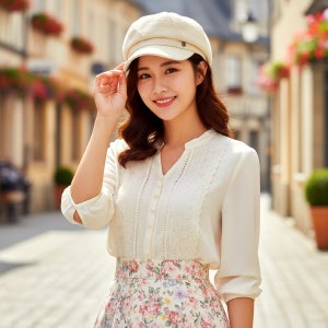 레이온 여름 뉴스보이캡 헌팅캡 남자 여자 시원한 빵모자 팔각모 캐스켓