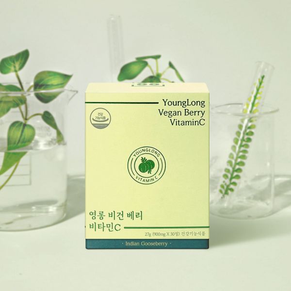 <b>영롱</b> 비건 베리 <b>비타민C</b> 30정 (1개월분)