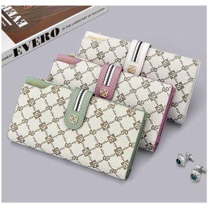 프리미엄 WILLIAMPOLO PVC 프린트 여성 장지갑 무늬지갑 소가죽장지갑 여성