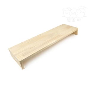 별별마켓 원목 모니터 선반 사무실모니터받침대