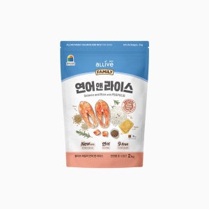 도그랑 업그레이드 올리브 패밀리 연어앤라이스, 2kg, 1개