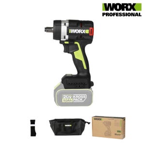 웍스 대리점 WU270.9 20V 12.7mm 브러쉬리스 미드토크 임팩트 렌치 본체만