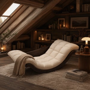 아모아르 리클라이너 1인용 접이식 리클라이너 좌식 흔들의자 접이식 테이블겸용 고급 안락의자