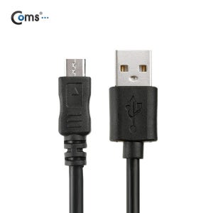 COMS USB 5Pin 케이블 3M OD 4.5 USB 2.0A(M)/Micro USB(M) Micro B 안드로이드 IT889