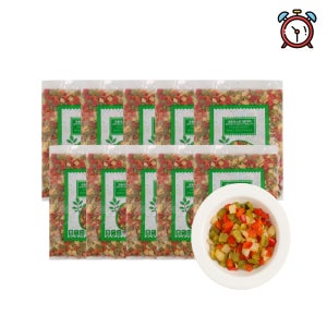 [유통기한 임박] 굽맨 로스트 3종 야채 냉동야채 야채믹스 1kg, 10개