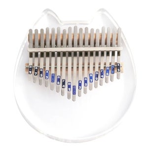 칼림바 고양이 동물 모양 투명 교육