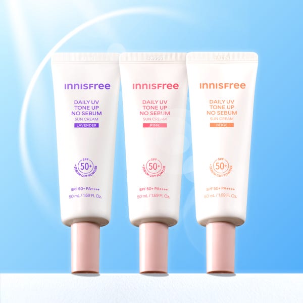 이니스프리 데일리 UV 톤업 노세범 선크림 SPF 50+ PA++++ 50mL
