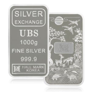 국제기준금거래소 UBS 실버바 1000g