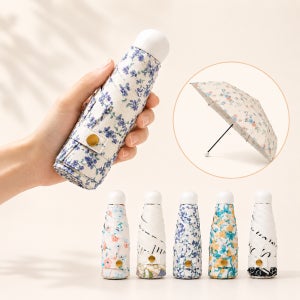 초경량 양우산 암막 양산 3단 꽃무늬 UV 자외선차단 우양산 미니 예쁜우산