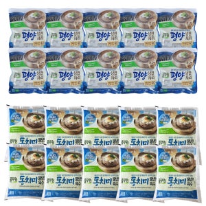 풀무원 동치미 육수 290g x 10개 + 평양 물냉면 사리 130g x 10개