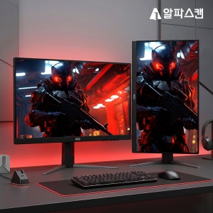 알파스캔 AOC Q27G4Z 게이밍 240 QHD IPS 프리싱크 AI HDR 무결점 모니터