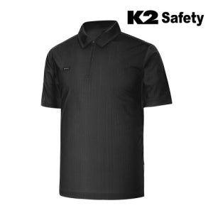 K2 세이프티 TS-6201 티셔츠 자외선차단 냉감 카라 냉감 흡한 속건 스판 남자반팔티