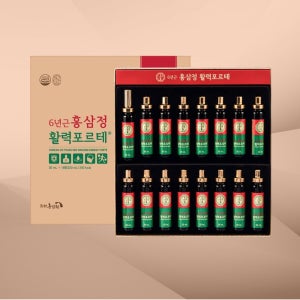 고려홍삼원 6년근 홍삼정 활력포르테 앰플형 부모님 선물 20mlx16병