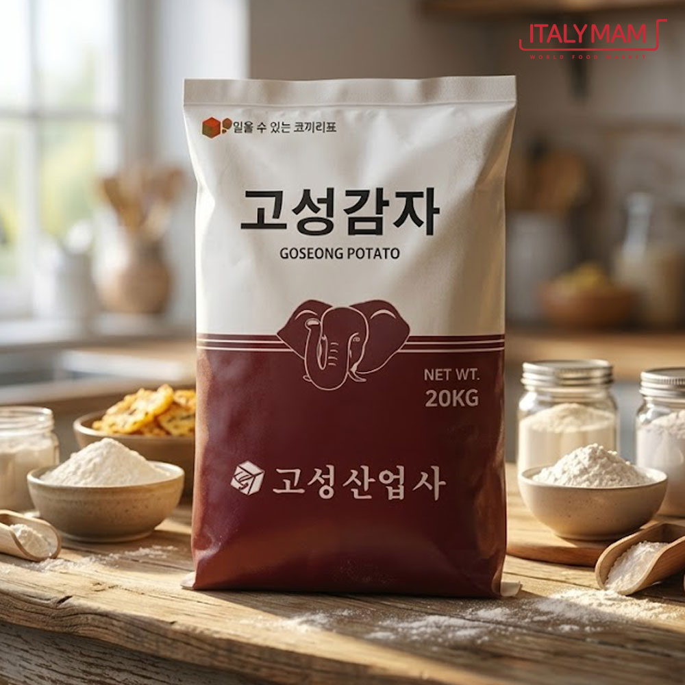 (업소용) 고성 코끼리 감자전분 20kg 감자가루 Non-Gmo