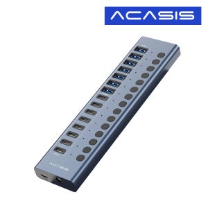 아카시스 HB16PRO 16in1 포트 10Gbps USB C&A 멀티 허브 핸드폰 충전 어댑터