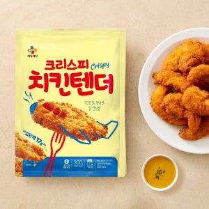CJ 크리스피 치킨텐더 고단백 300g, 8개