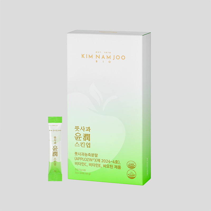 <b>김남주바이오</b> 풋사과 윤스킨업 60포 애플로진 APPLOZIN