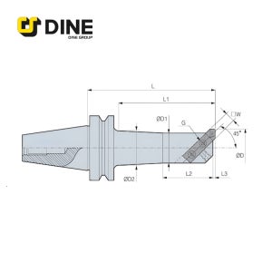 다인정공 BT-BSA 보링바 BT50 BSA62-270, 1개