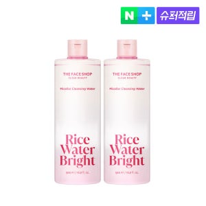 [슈퍼적립]더페이스샵 미감수 브라이트 미셀라 클렌징 워터 500ml 2개