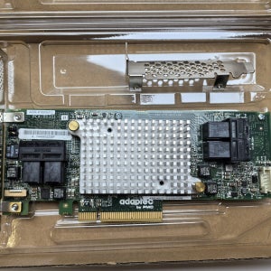 신규 재고 ADAPTEC ASR-81605Z 12g 어레이 카드 16슬롯 HBA RAID 모드 전환 가능