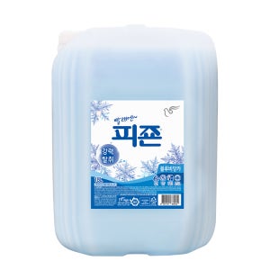 피죤 강력탈취 섬유유연제 말통 블루비앙카, 18L, 1개