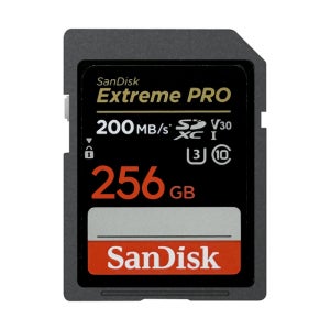 샌디스크 SD카드 익스트림 프로 메모리카드 200MB/s 256GB