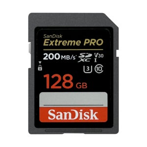샌디스크 SD카드 익스트림 프로 메모리카드 200MB/s 128GB