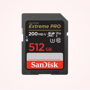 샌디스크 SD카드 익스트림 프로 V30 512GB 512기가 SDXEP 캐논 소니 메모리