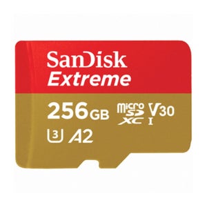 샌디스크 마이크로 SD카드 256GB 256기가 블랙박스 액션캠 카메라 메모리 익스트림