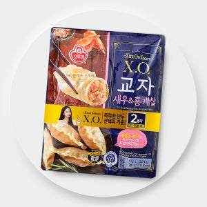 오뚜기 XO 교자 만두 새우 홍게살 324g x 2봉(648g) 딤섬 교자