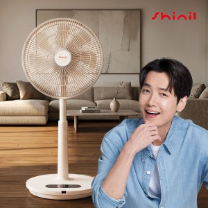 신일선풍기 Bldc선풍기 26년형 저소음 고성능 가정용 사무실 스탠드 리모컨 7엽 아이보리