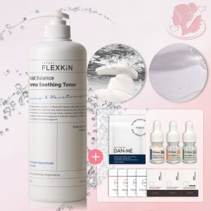 플렉스킨 모이스트 밸런스 더마 수딩 토너 1000ml 대용량 +샘플 수분