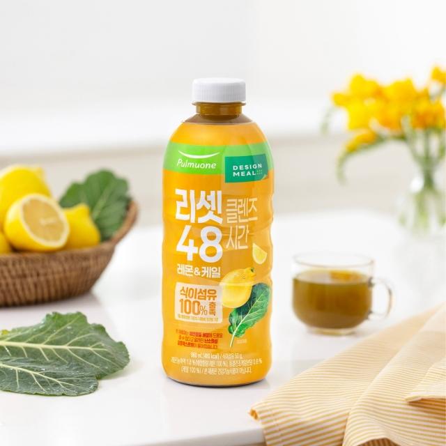 <b>풀무원</b> 리셋클렌즈 48시간 레몬 케일 직장인 <b>수험생</b> 몸을 가볍게 960ml 1개