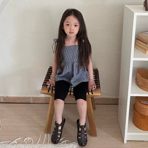 오호 페퍼스트라이프끈블라우스 26여름 아동 유아 블라우스