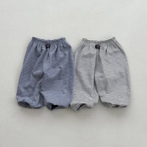 블랙빈 아기 베베 유아 여름 단가라 긴바지