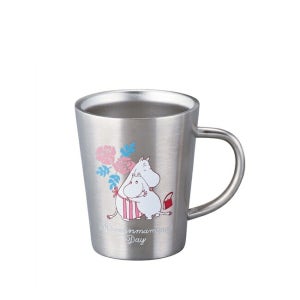 MOOMIN 이중 스텐 머그컵 핑크 집들이선물