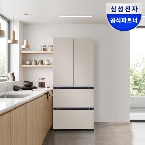 삼성 비스포크 AI 김치냉장고 4도어 RK70F49M2GD 맞춤보관모드 에센셜 베이지